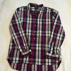 Gap plaid blouse